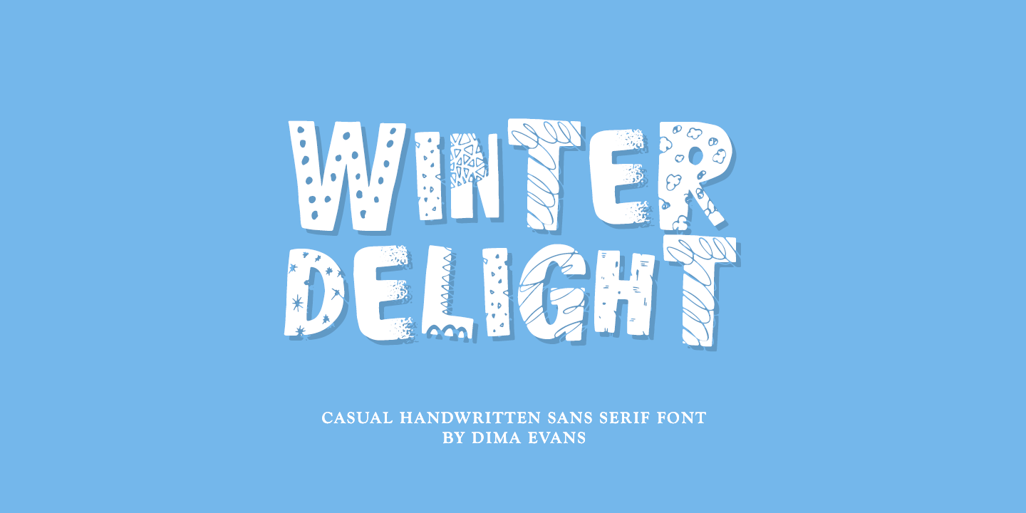 Font Winter Delight